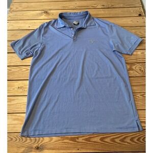 Callaway Stripe Polo Shirt Size Large Men’s Blue